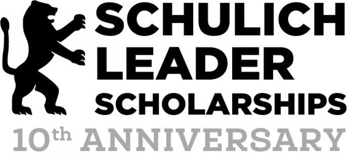 10th anniversary Schulich Leader Scholarships logo