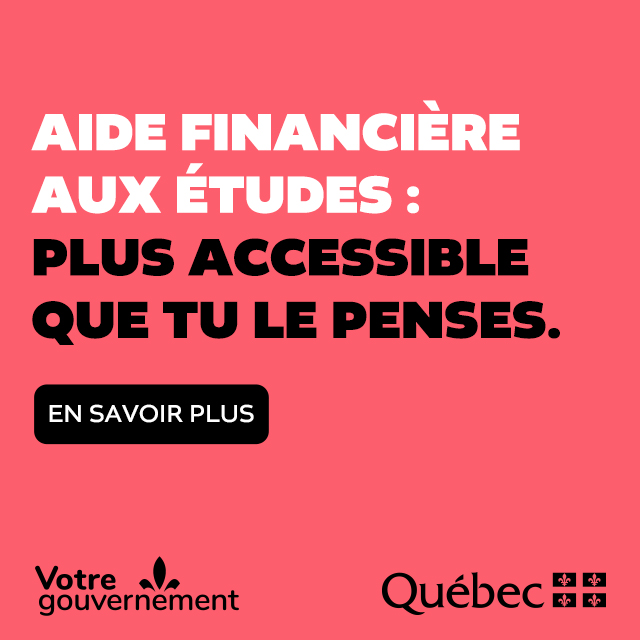 L'Aide financière aux études : plus accessible que vous le pensez