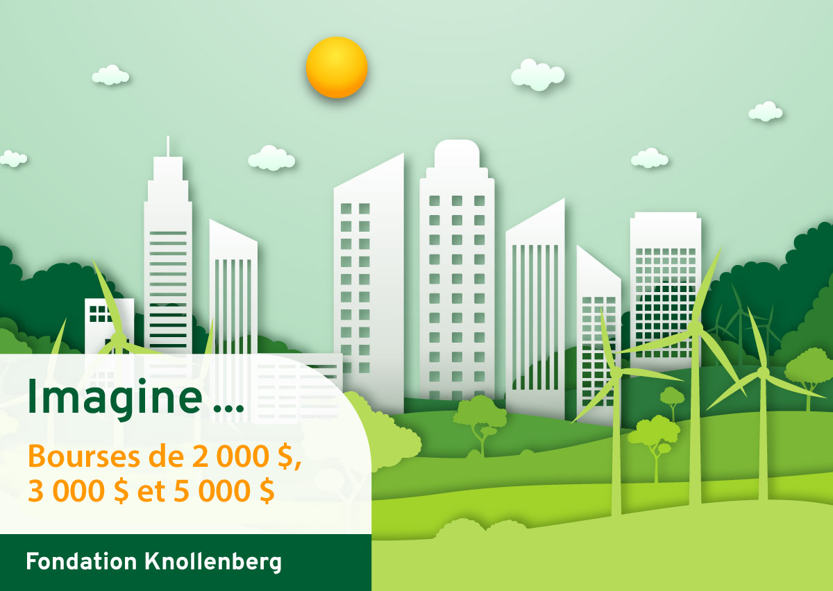 Bourses de 2000$ à 5000$ pour un projet lié à l'environnement