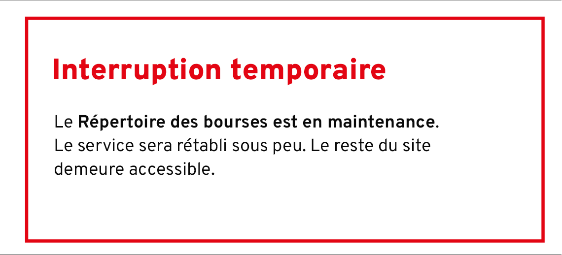 Interruption temporaire